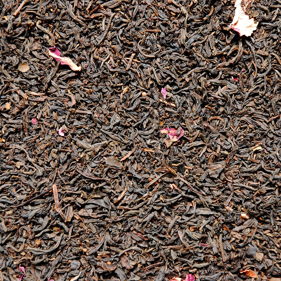 Black Tea with Rose Petals