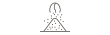 <p>Level of grinding adapted<br />to preparation method</p>